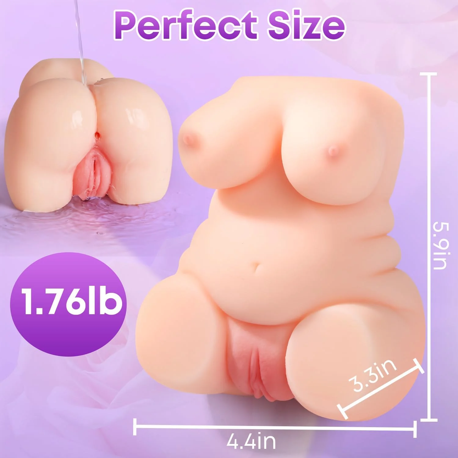 Lightweight BBW Male Masturbator Sex Doll - Image 5