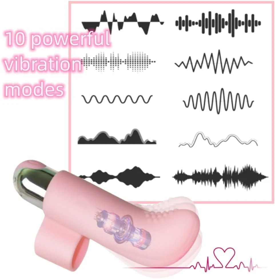 HydraPulse Finger Vibrator 10 Modes IPX7 Waterproof USB - Image 2