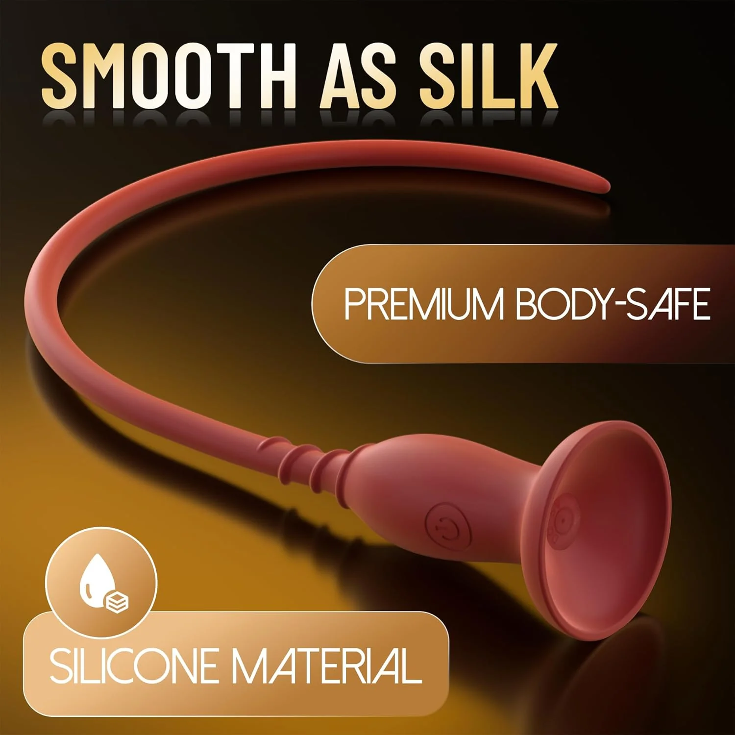 DeepVolt 11.4" Vibrating Urethral Plug Male Vibrator - Image 5