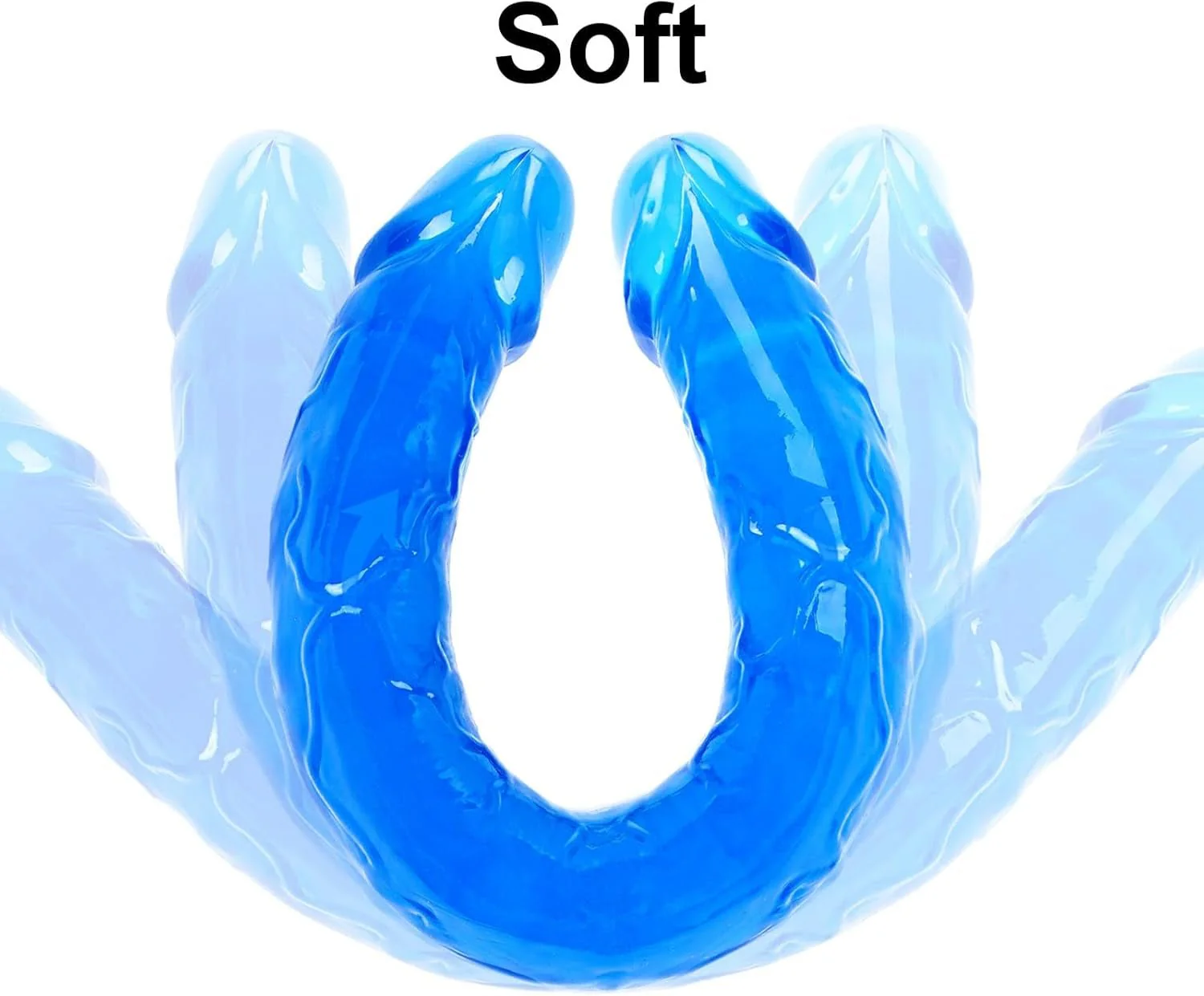 BlueEase 11.8” Slim Double-Ended Dildo Beginner Toy - Image 2