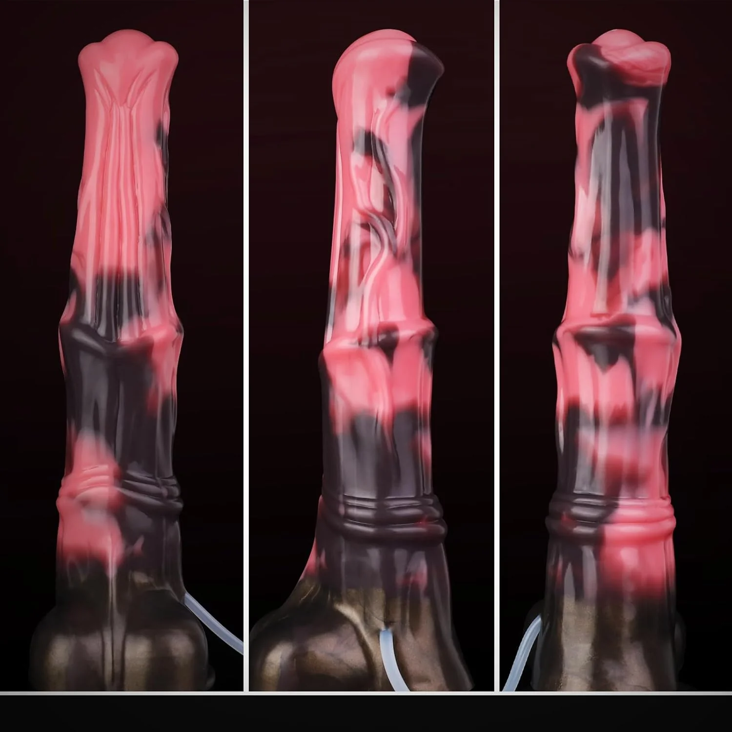 ObsidianJet 12” Horse Squirting Dildo Silicone Suction Cup - Image 6