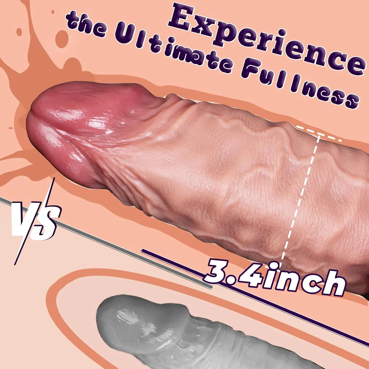 HulkingPress 12” XXXL Giant Dildo 3.4” Thick Suction Cup - Image 2