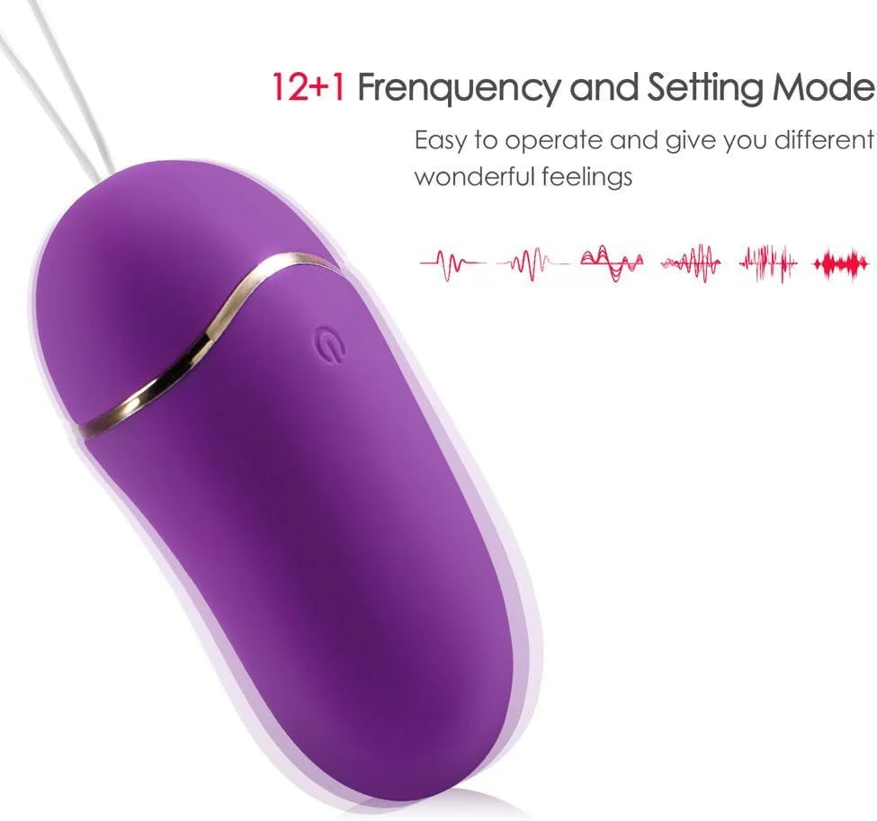 BoostVibe Egg Vibrator 12 Modes Quiet Waterproof Silicone - Image 2