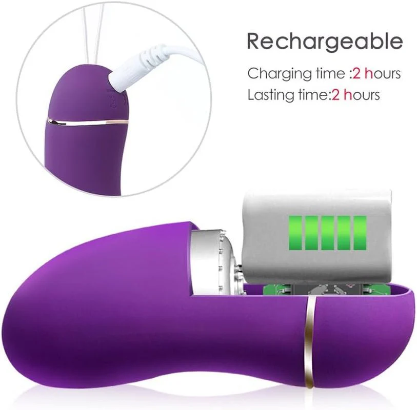 BoostVibe Egg Vibrator 12 Modes Quiet Waterproof Silicone - Image 5