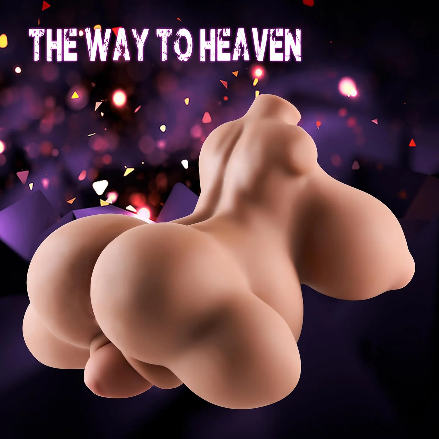 NoctaBelly Brown 4-Hole TPE Prolapse Torso Sex Doll - Image 5