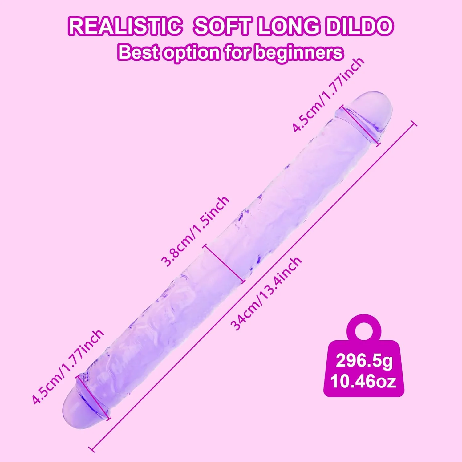 DoubleTrouble Extra-Long Dual-Ended Dildo - Image 3