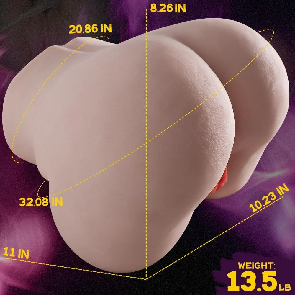 ApexCurves Dual Channel Stroker Sex Doll 13.5LB TPE - Image 8