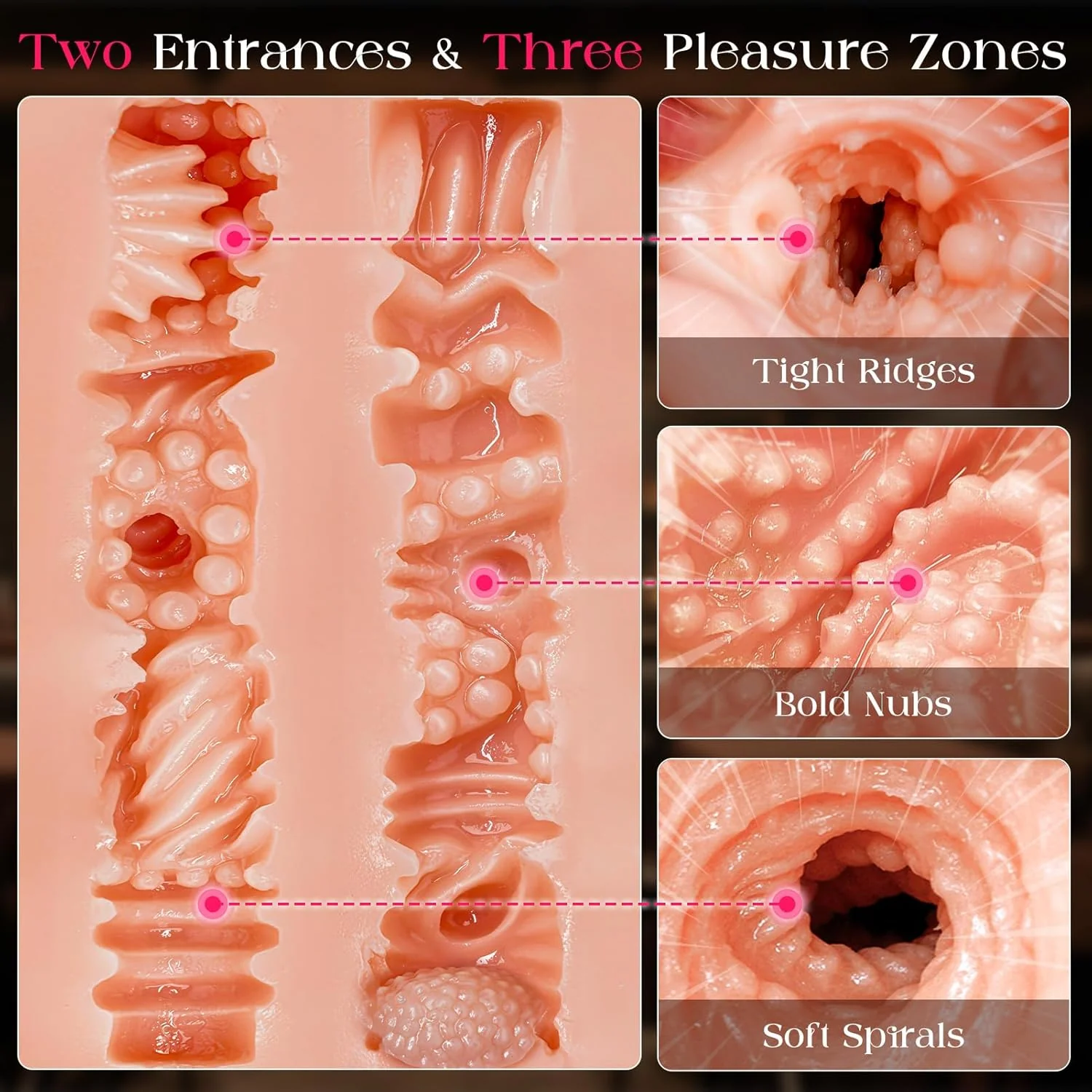 CoreCurve Adjustable Dual Channel Stroker Sex Doll 13LB - Image 4