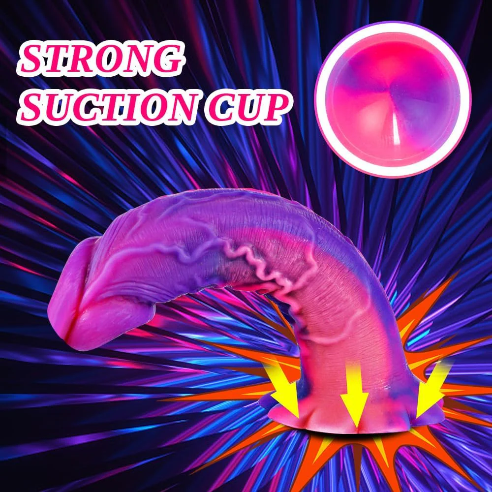 TwinPop 14” Double-Ended Dildo Suction Cup Silicone Set - Image 3