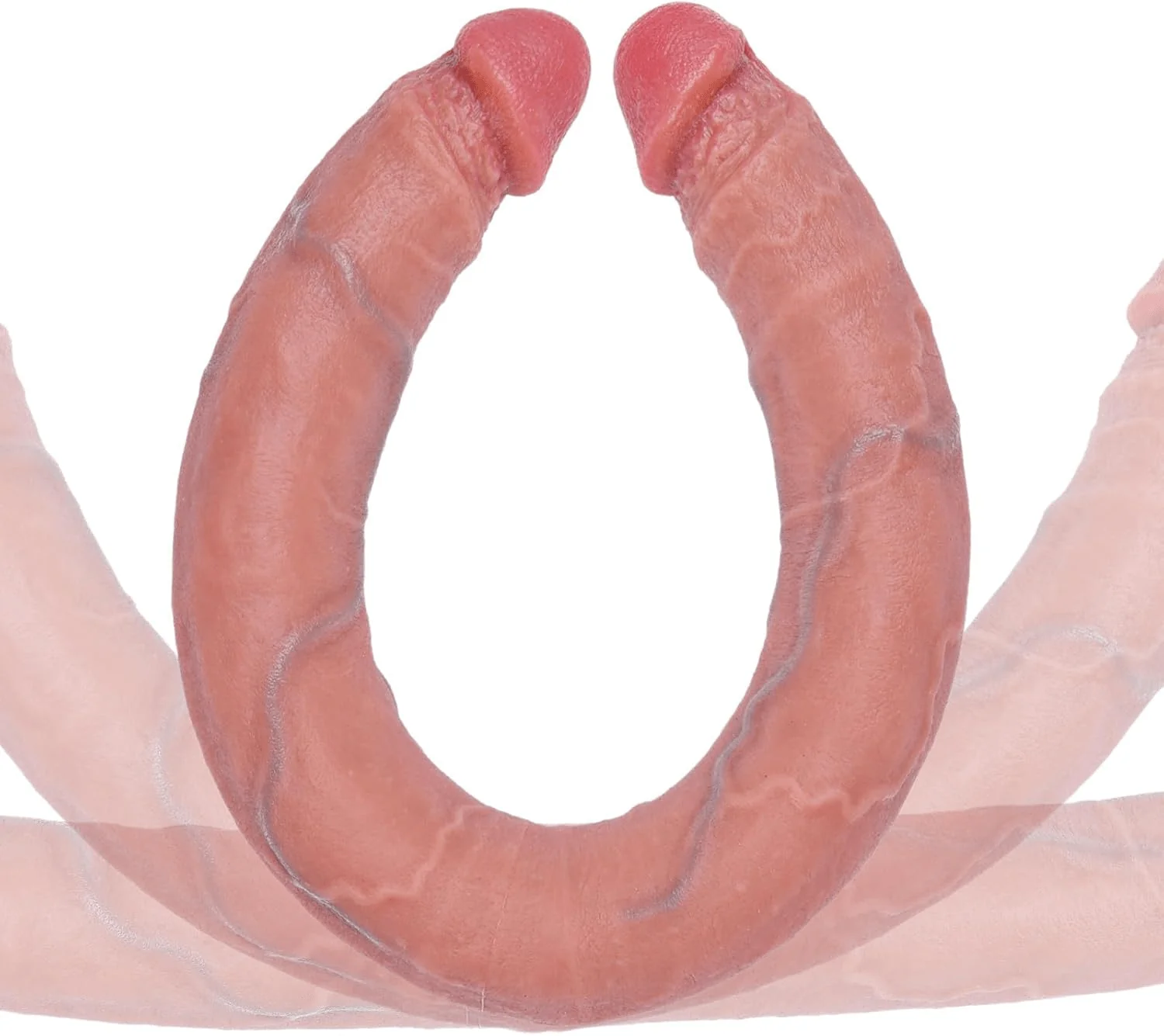 MaxFlow 19.7” XXL Double-Ended Dildo Thick Silicone - Image 4