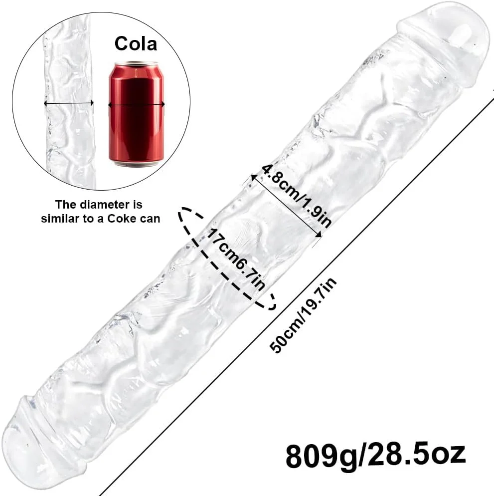 MaxCoreX 19.7” Double-Ended Dildo XXL Thick Flexible Toy - Image 6
