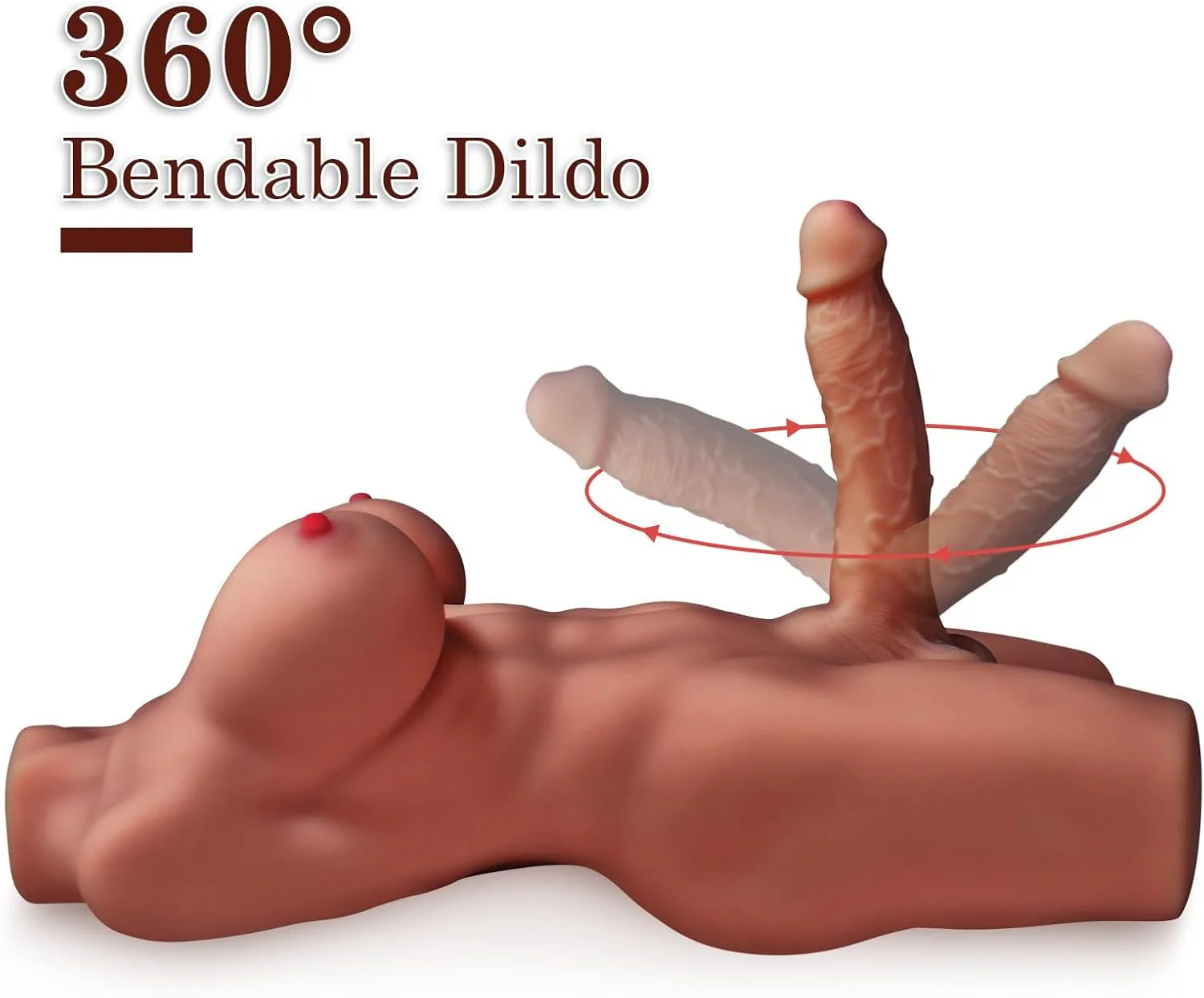 ApexDual 3-in-1 Transgender Sex Doll Torso TPE 19lb - Image 5