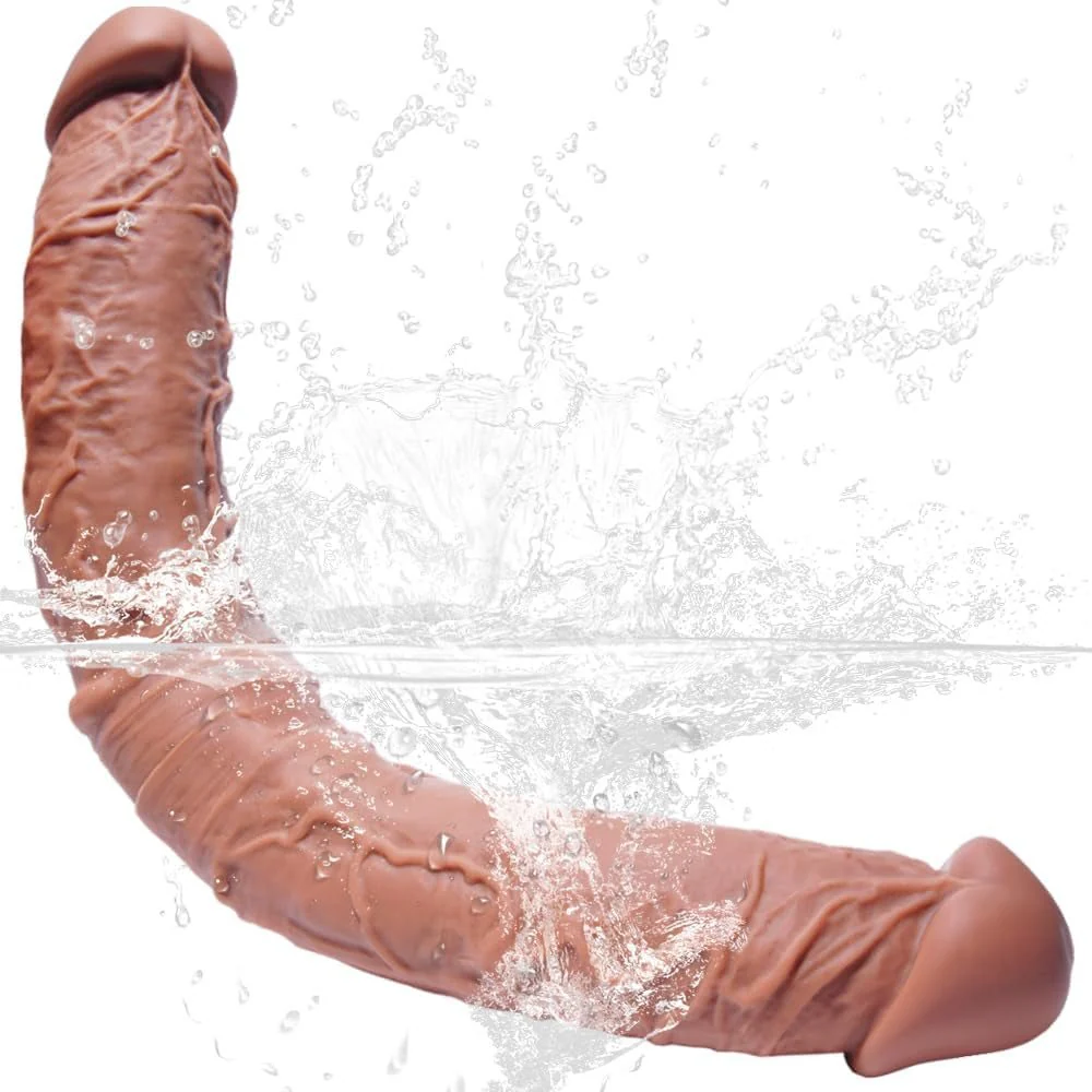 MegaFlex 20.5” XXL Double-Ended Dildo Thick Silicone Toy - Image 6