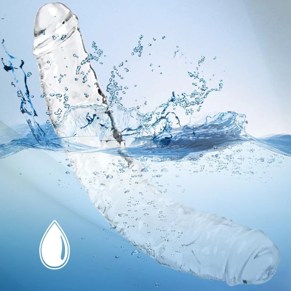 TitanClear 21.7” XXXL Double-Ended Dildo Thick Flexible Toy - Image 2