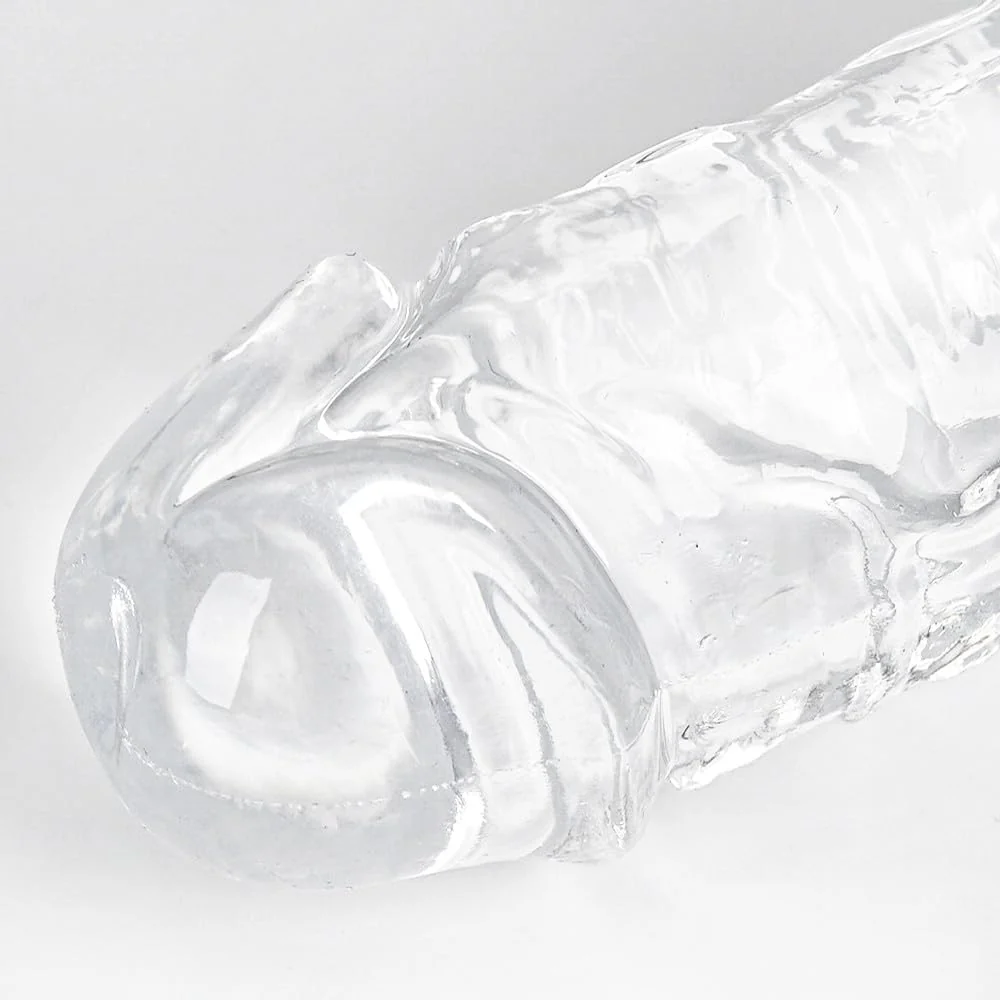 TitanClear 21.7” XXXL Double-Ended Dildo Thick Flexible Toy - Image 3