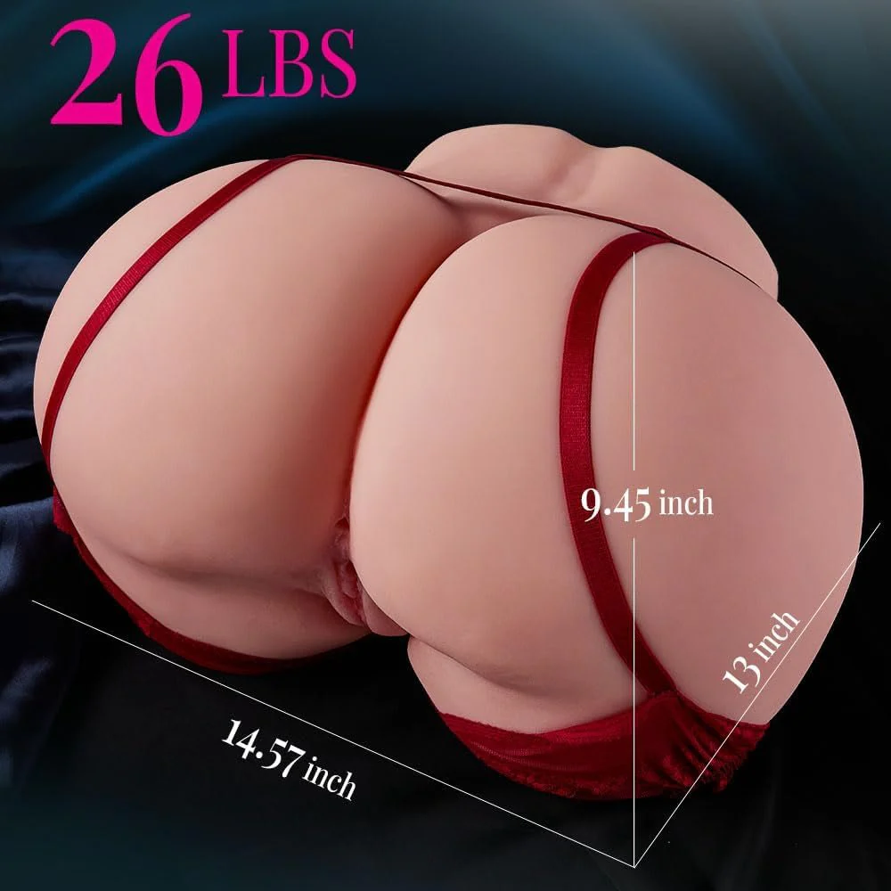 NyxoraMax 26lb Big Ass Sex Doll Torso TPE Dual Channel - Image 5