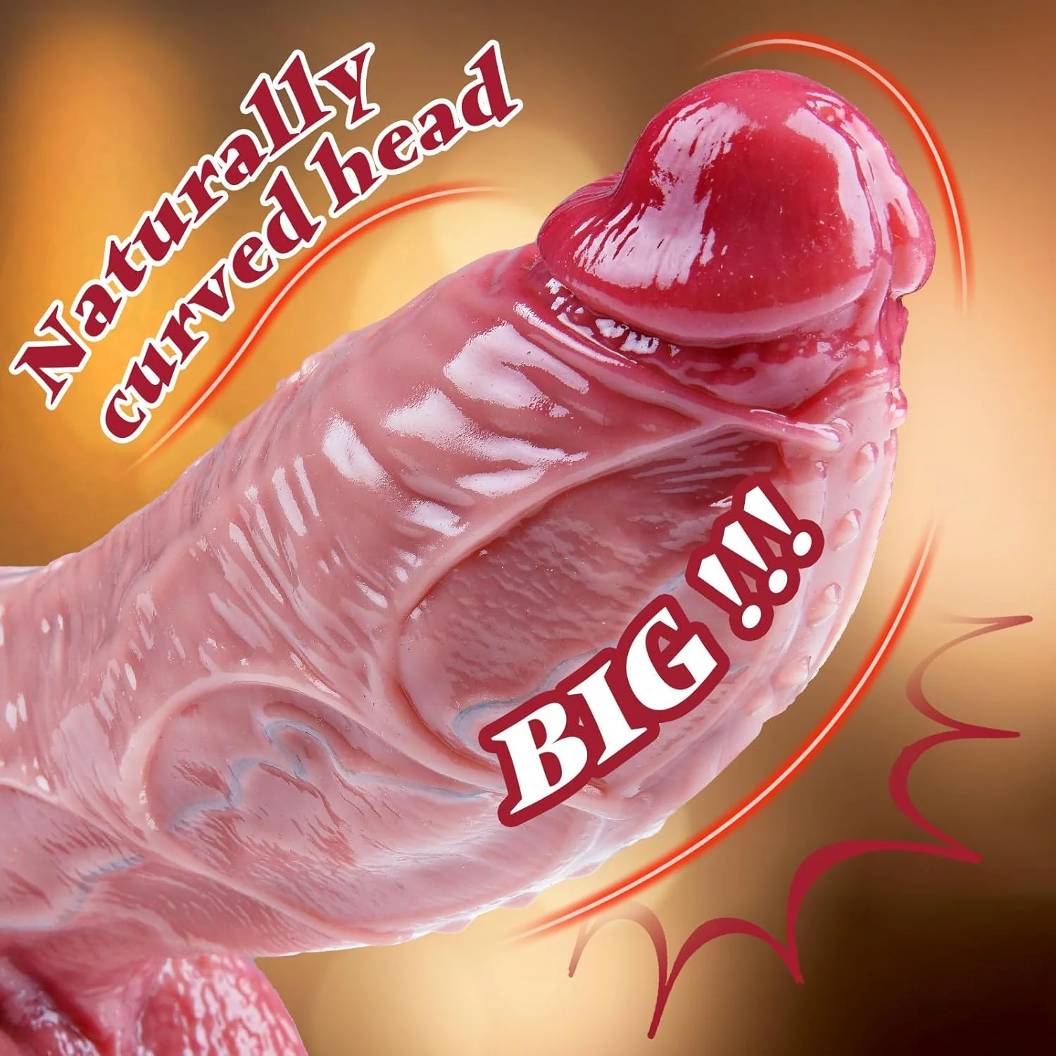 TitanCone 10.4” XXL Thick Dildo 3” Diameter Suction Cup - Image 3