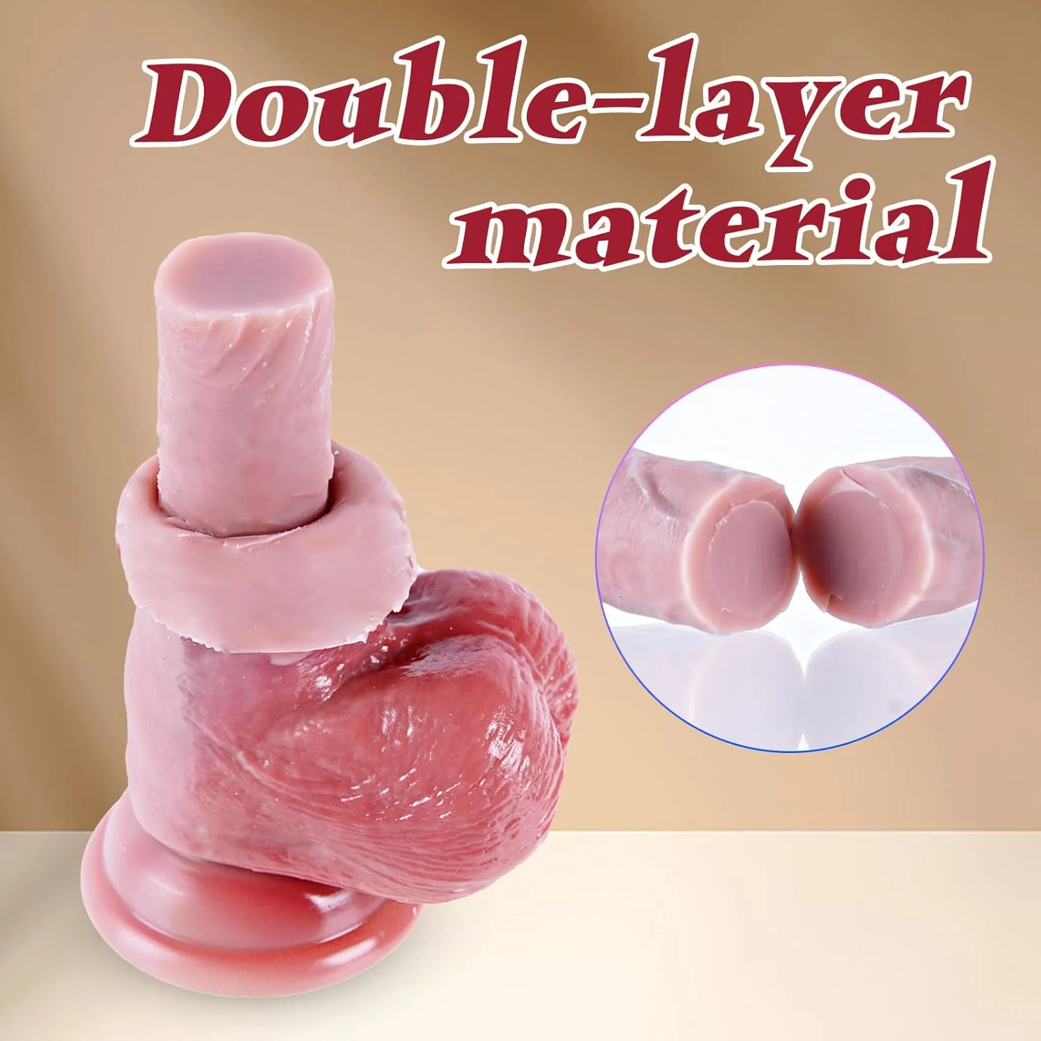 TitanCone 10.4” XXL Thick Dildo 3” Diameter Suction Cup - Image 7