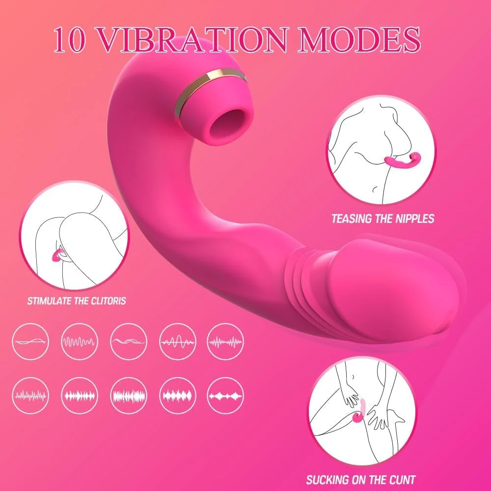 CrimsonSuction Suction & Tap Clitoral Vibrator - Image 7