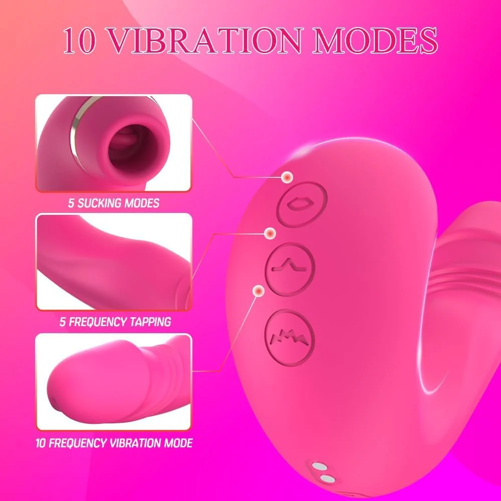CrimsonSuction Suction & Tap Clitoral Vibrator - Image 9