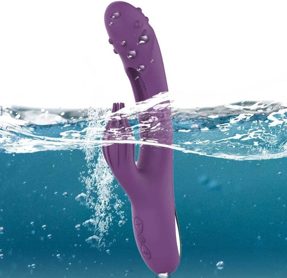 TapPulse Rabbit Vibrator Tapping 8 Modes Waterproof Quiet - Image 6