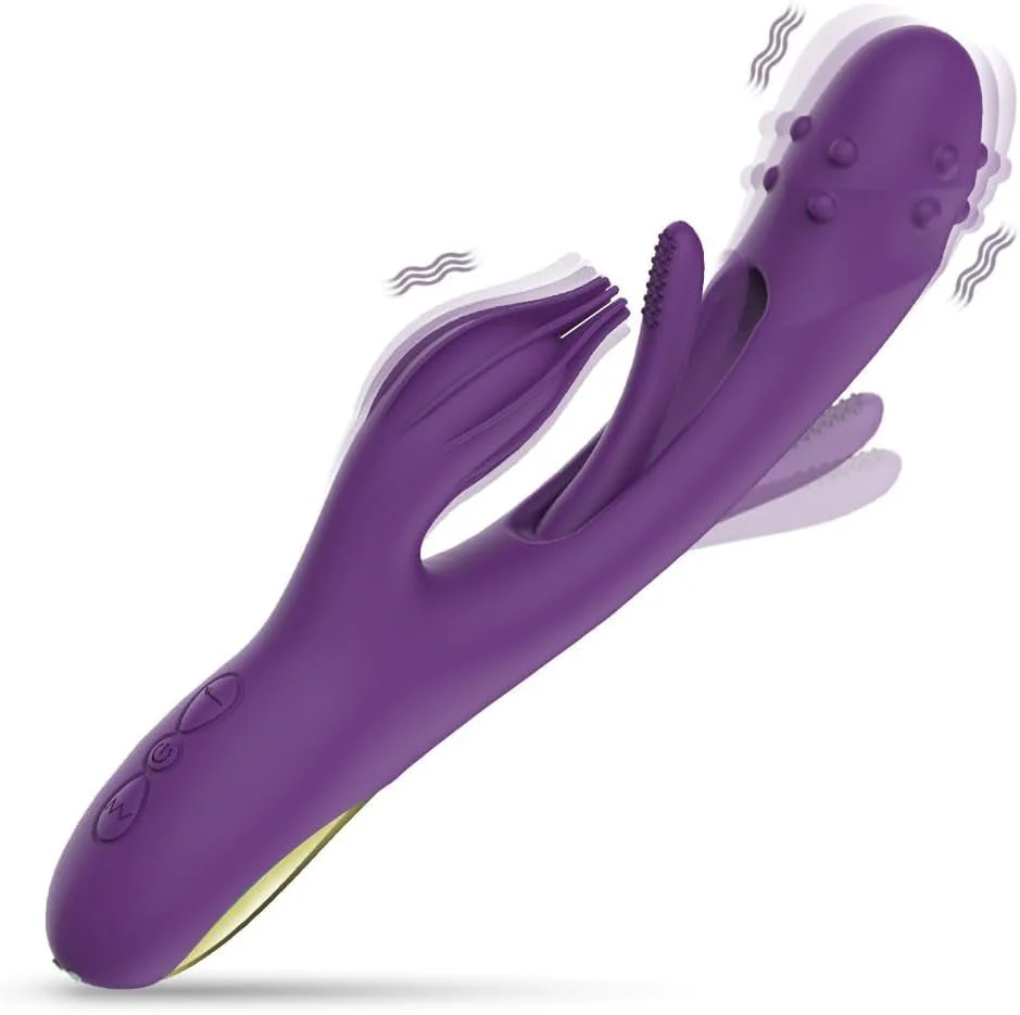 TapPulse Rabbit Vibrator Tapping 8 Modes Waterproof Quiet - Image 7