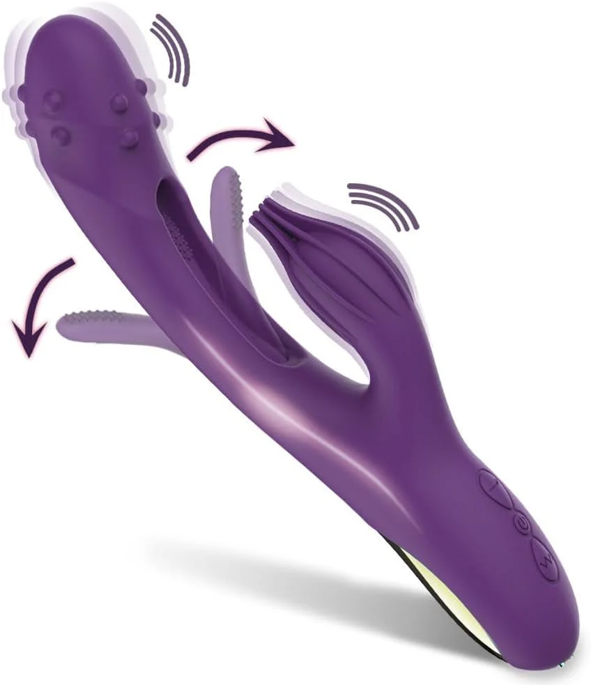 TapPulse Rabbit Vibrator Tapping 8 Modes Waterproof Quiet - Image 8