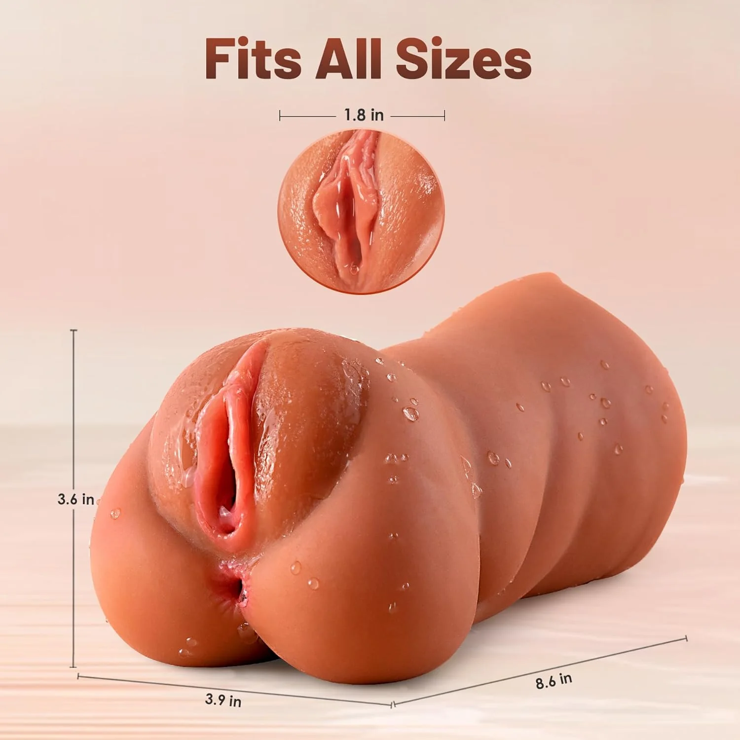 TriCave 3-in-1 Realistic Pocket Pussy Sex Doll Stroker - Image 4