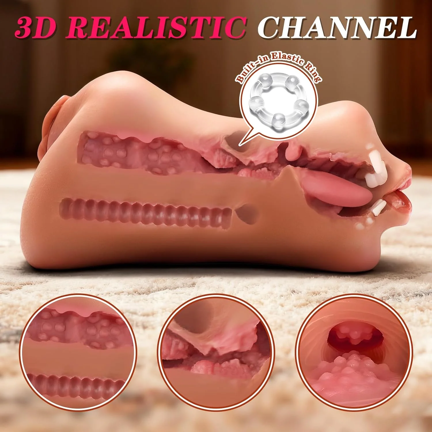 TripleCore 3-in-1 Pocket Pussy Male Masturbator - Image 2