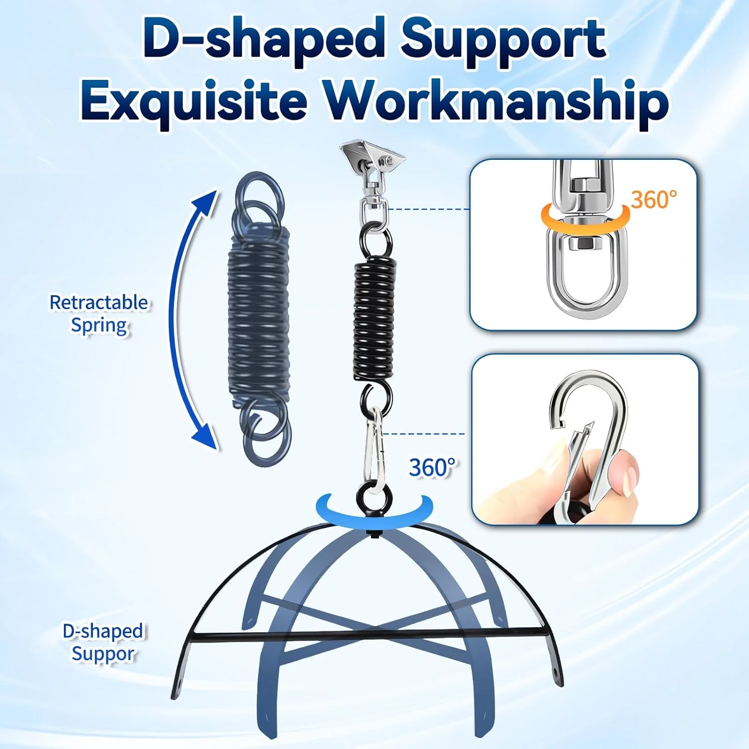 OrvexaX 360° Spinning Sex Swing 800lb Dual Mount - Image 4