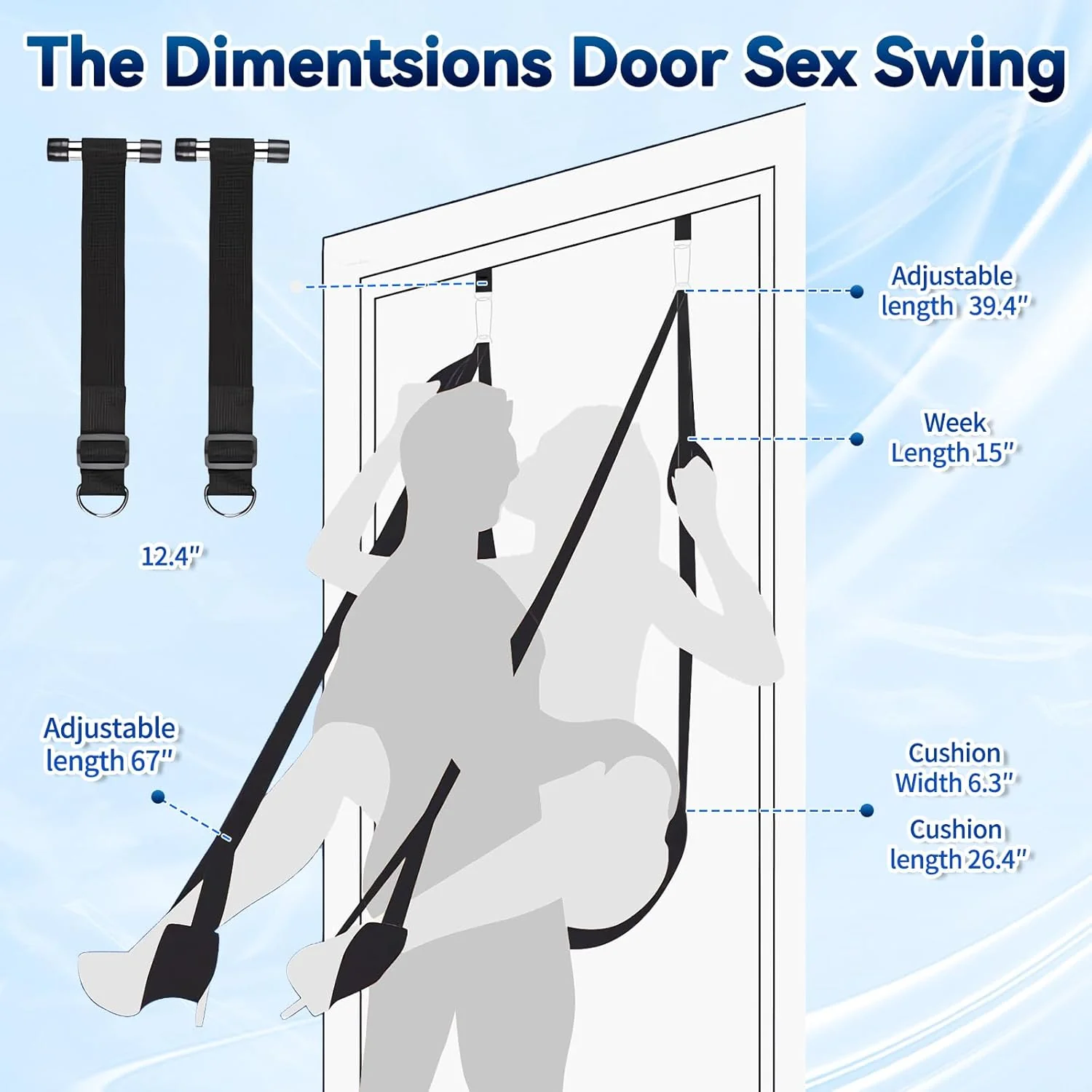 OrvexaX 360° Spinning Sex Swing 800lb Dual Mount - Image 6