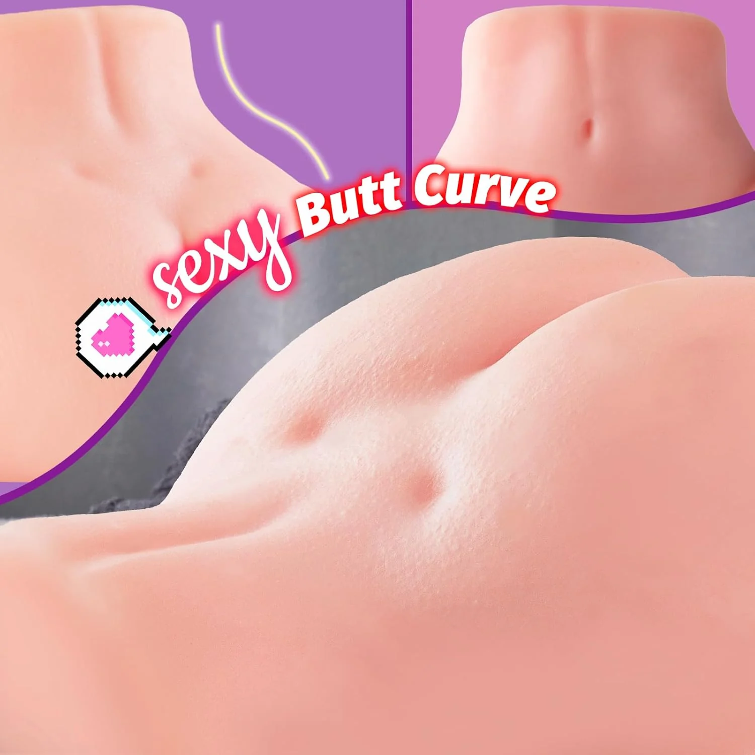 SilhouetteSplit Portable Dual Channel Male Stroker Sex Doll 4.2LB - Image 4