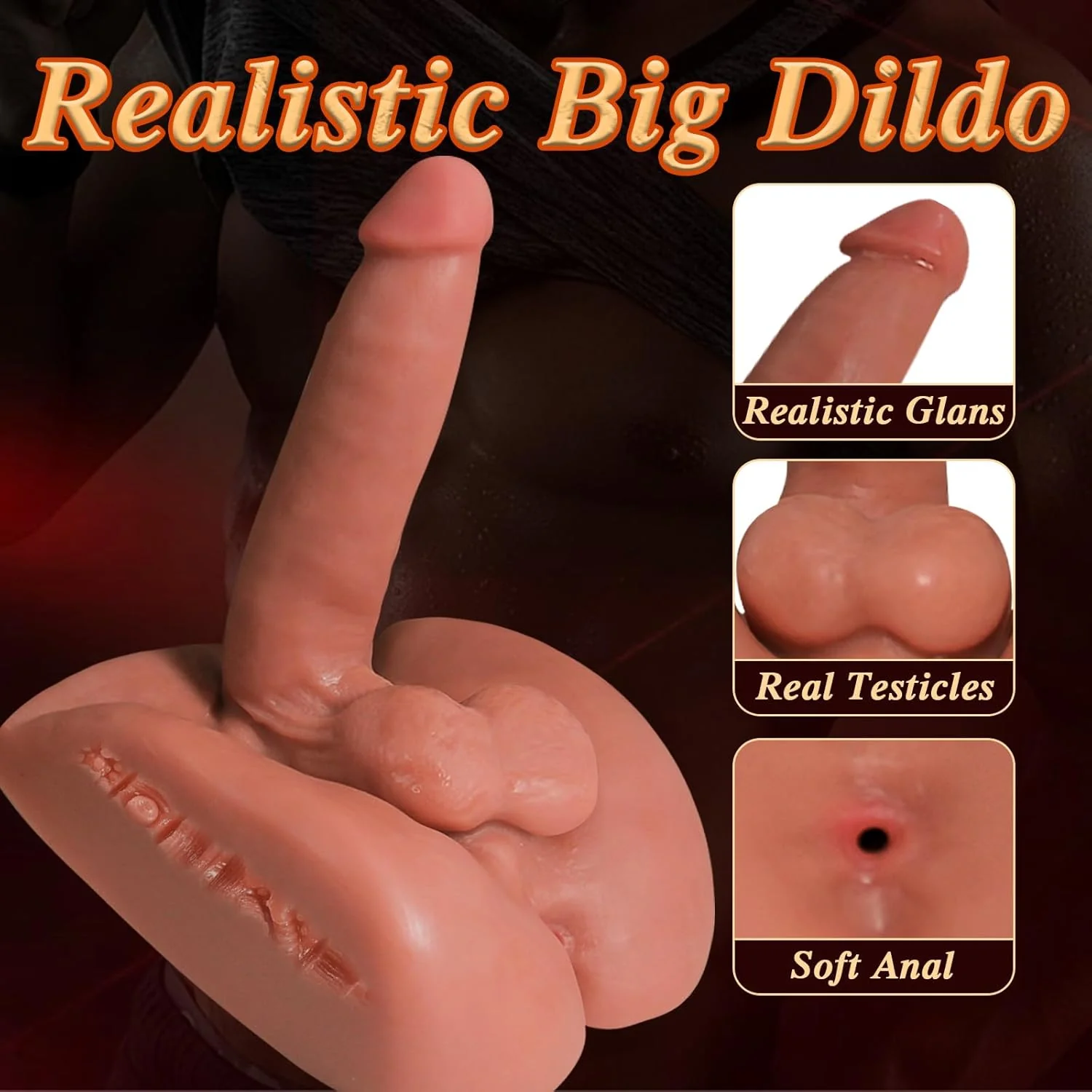 CoreviaX Male Sex Doll Torso 7in Dildo 4.6LB - Image 4