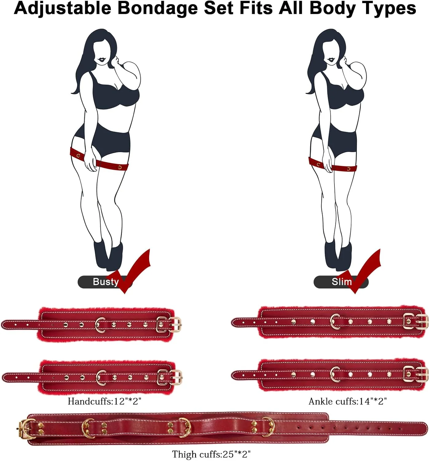 SecureFour Exciting BDSM Bondage Restraints Kit - Image 6