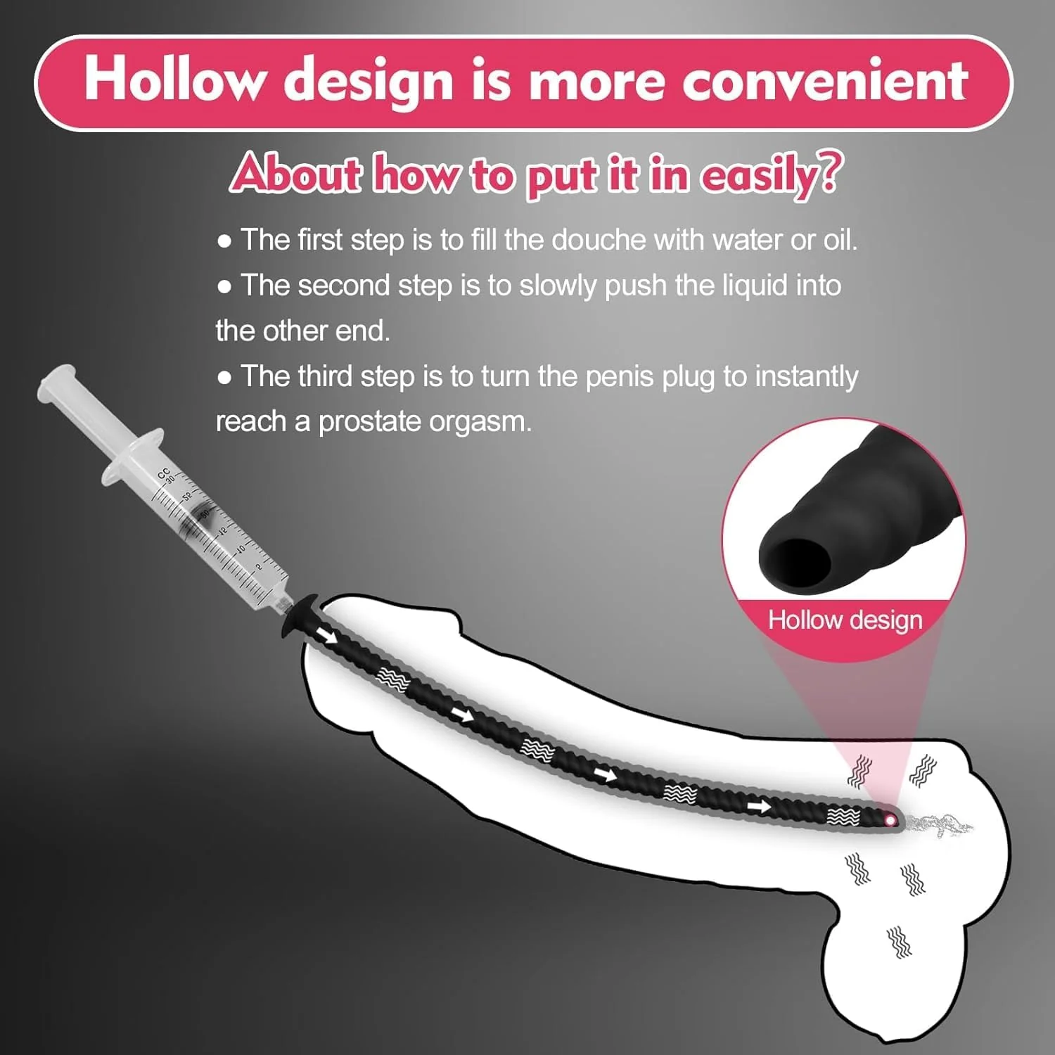 DualPath 5PCS Urethral Sounds Silicone Dilator Set - Image 4