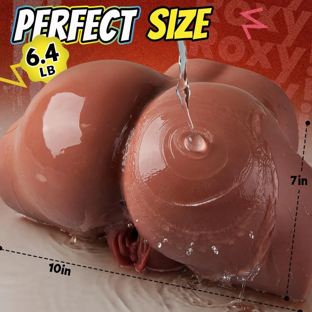CocoaCurve Dual Channel Stroker Sex Doll 6.4LB Soft TPE - Image 5