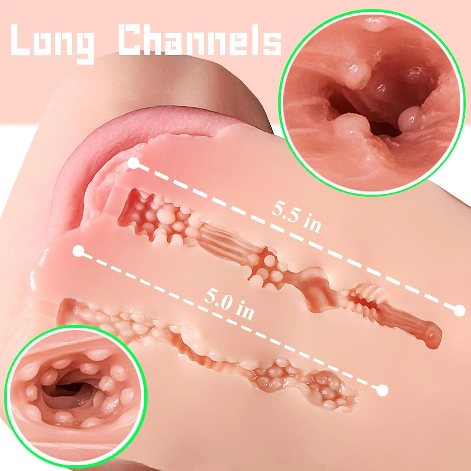 SoftCurve 7.3LB Dual Channel Torso Sex Doll Real Feel - Image 3