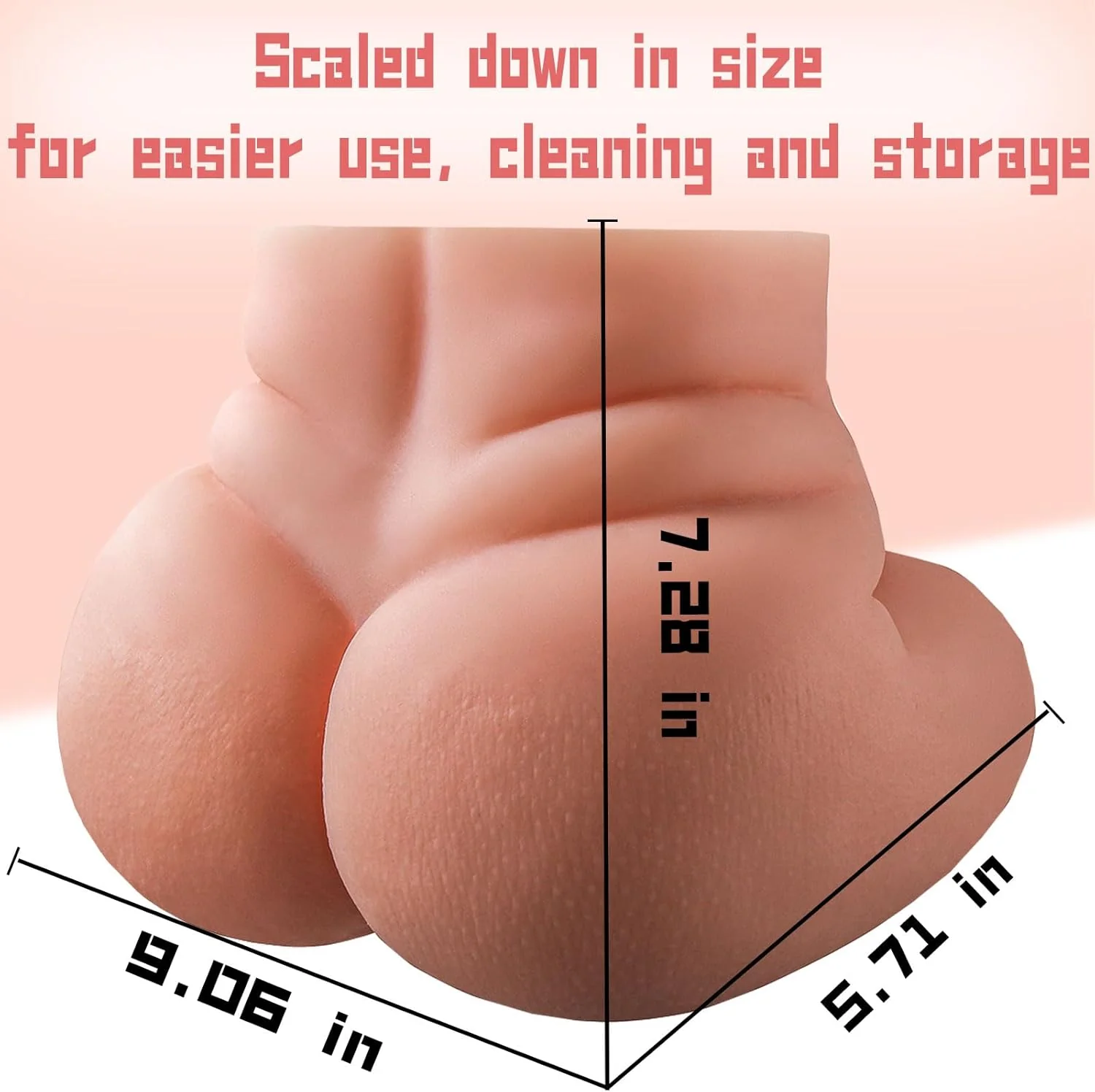 SoftCurve 7.3LB Dual Channel Torso Sex Doll Real Feel - Image 5