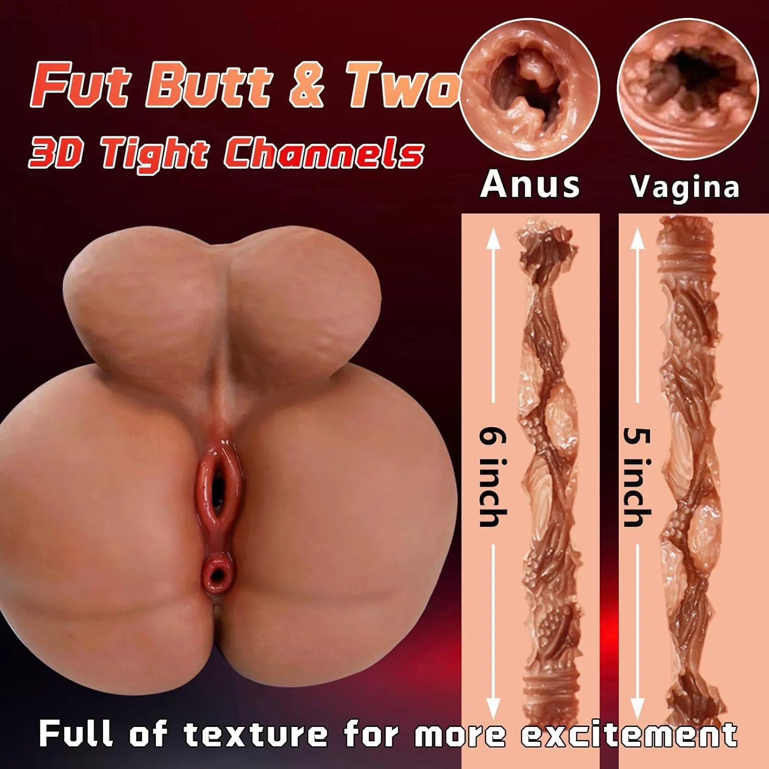 AuraliX 8.2lb Transgender Sex Doll 5-in-1 TPE - Image 3
