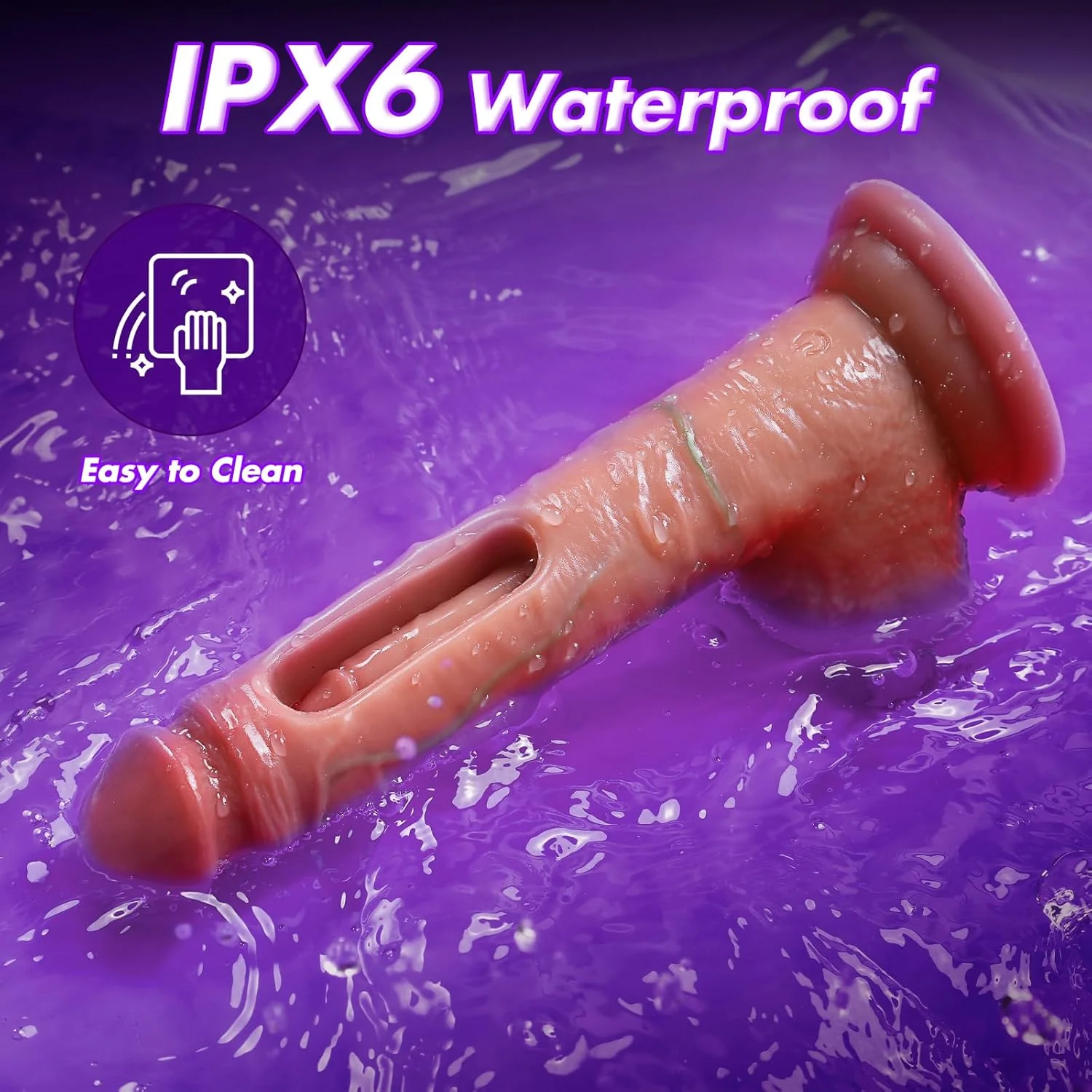 HeatPulse Remote Control Dildo 9 Flapping Vibrating Heating - Image 5