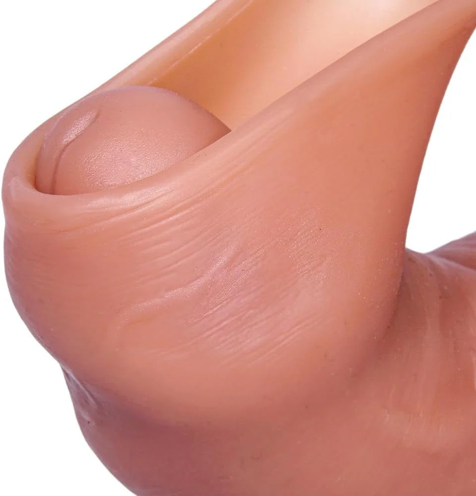Foreskin 8” Realistic Foreskin Silicone Dildo with Suction Cup - Image 2