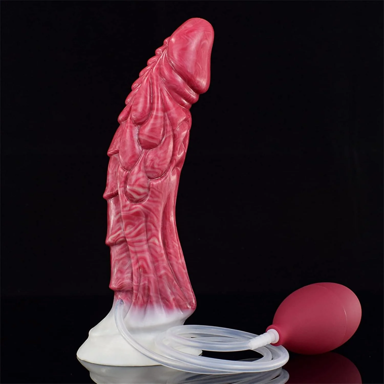 CrimsonJet 9” Squirting Silicone Dildo Suction Cup Waterproof - Image 6