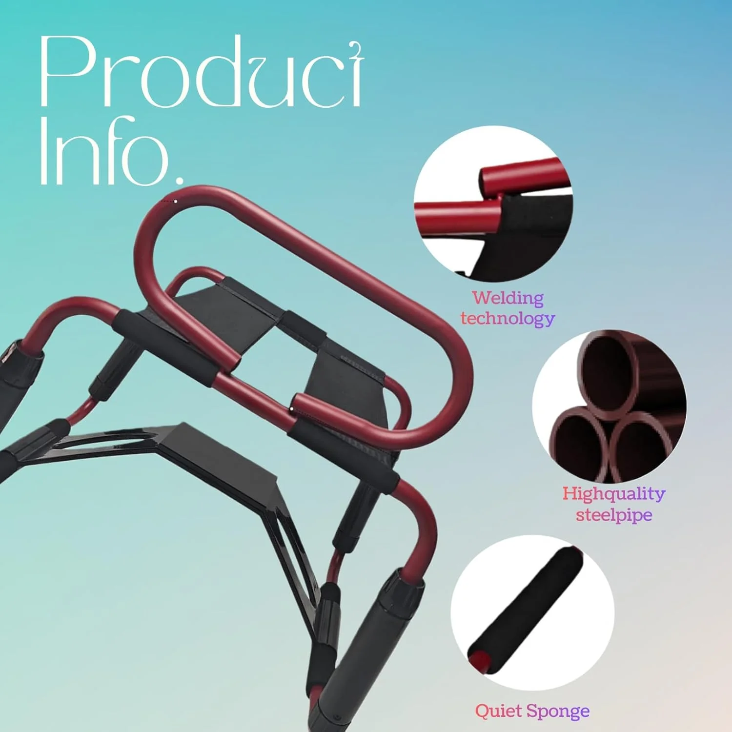 CrimsonLift Adjustable Sex Chair with Armrests & Dildo Mount - Image 4