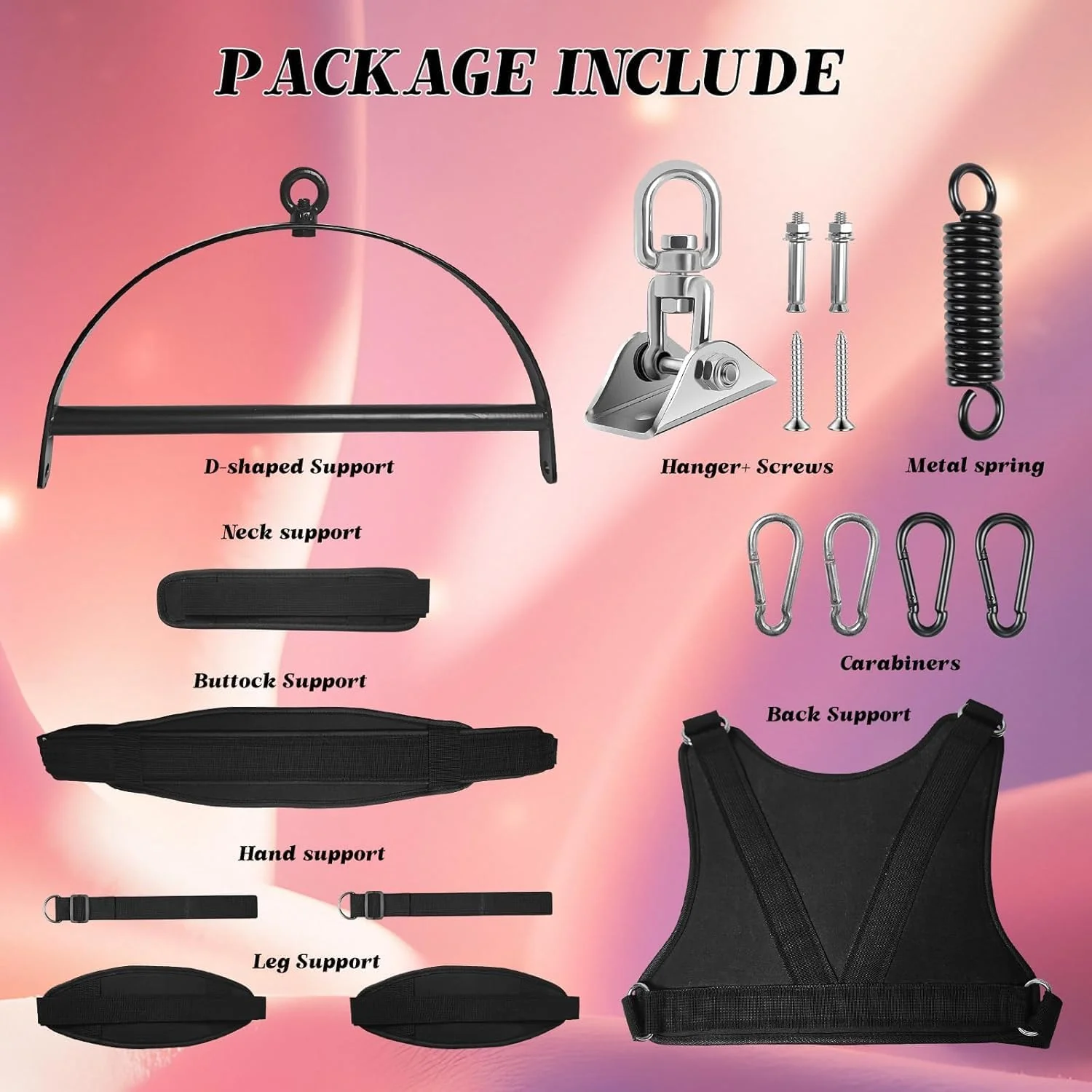 VortexLift Premium 360° Adjustable Sex Swing 800lb - Image 5