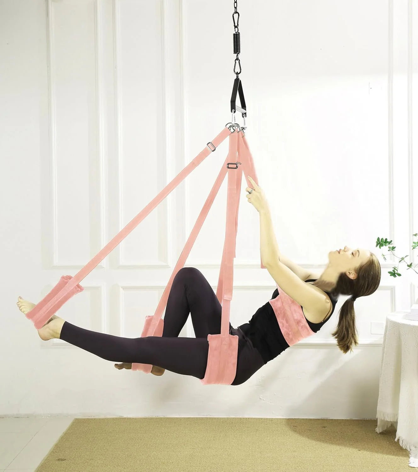 AeroLuxe 360° Sex Swing with Stand & Plush Cushions - Image 3