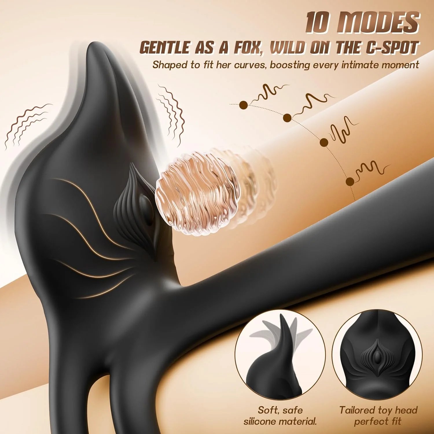 NoirPetal Cock Ring Rose Clit Stimulator G-Spot Sleeve - Image 5