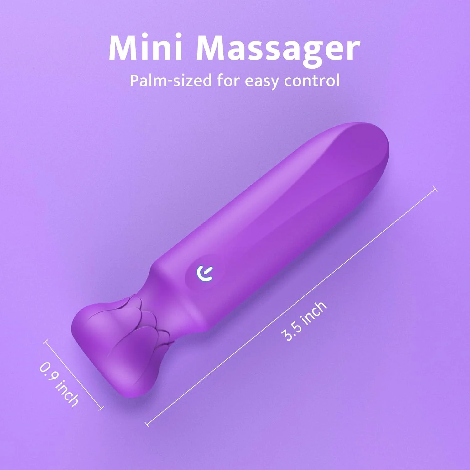VioletLuxe Bullet Vibrator 10 Modes Waterproof Silicone Rechargeable - Image 2