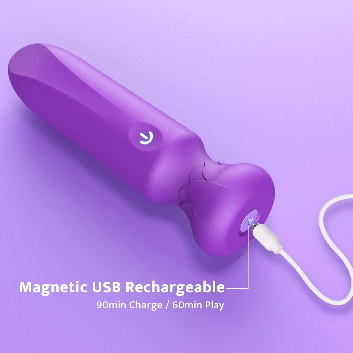 VioletLuxe Bullet Vibrator 10 Modes Waterproof Silicone Rechargeable - Image 5