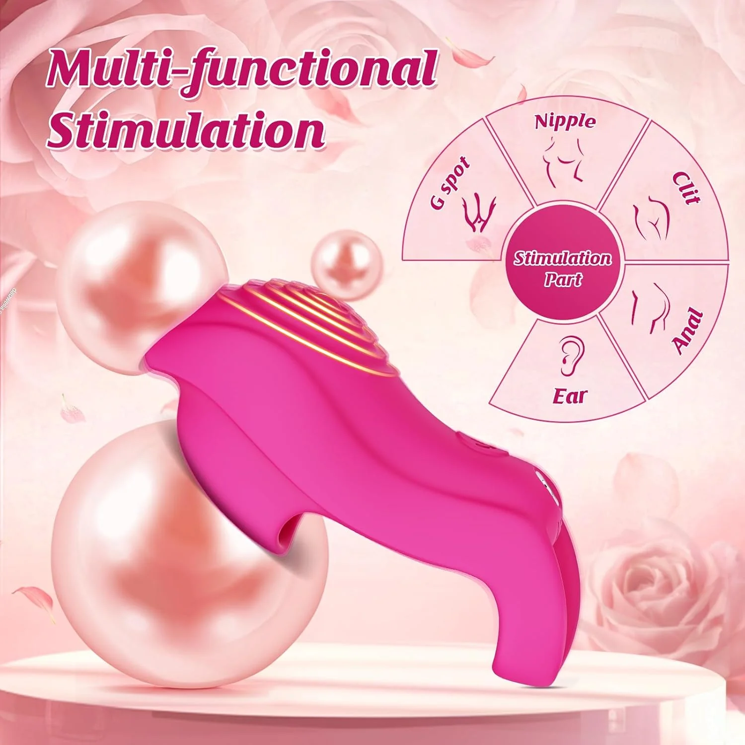 LinkVibe App Finger Vibrator 9 Modes Quiet Waterproof - Image 4