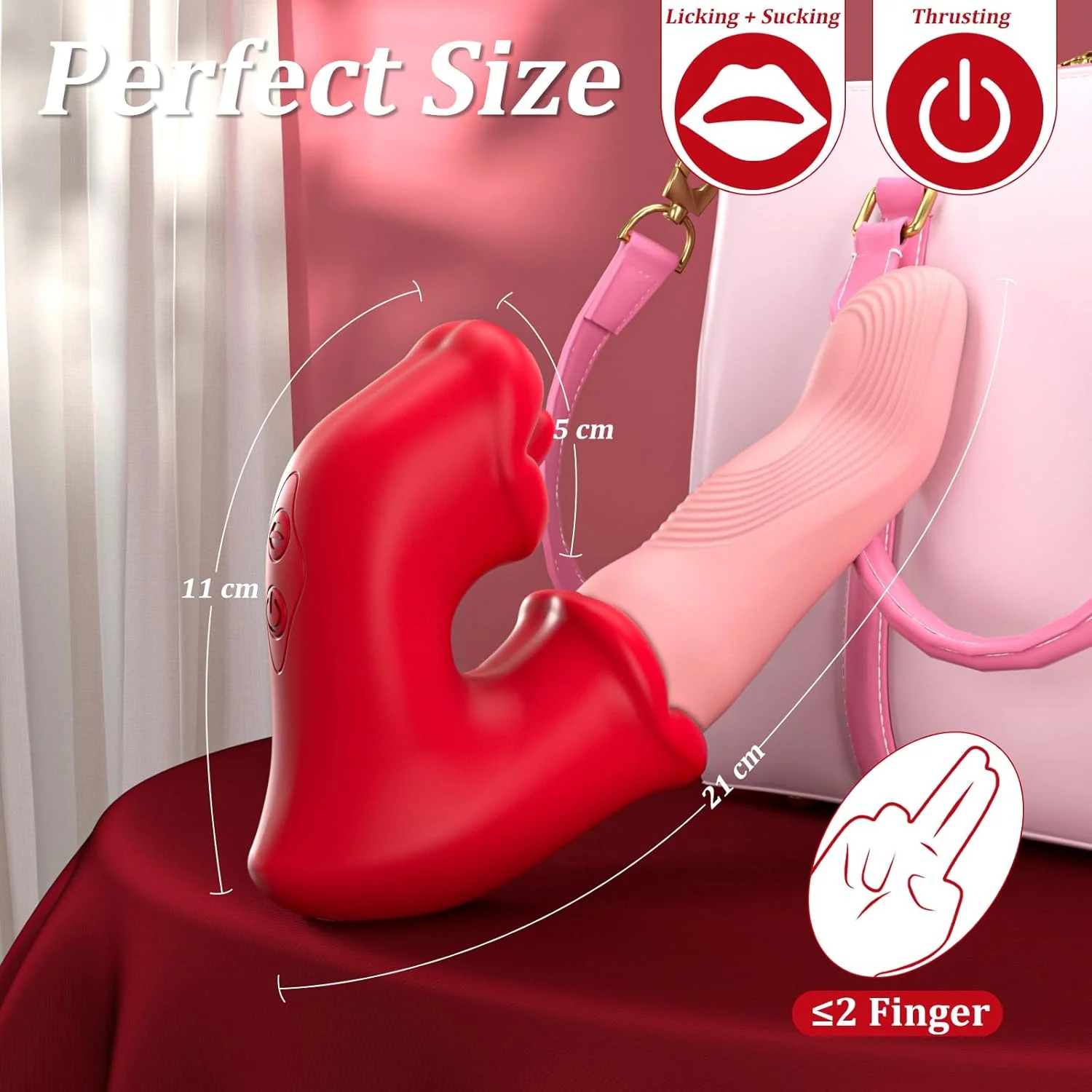 ElyraGlide Tongue Thrust Vibrator 4-in-1 10 Modes G-Spot - Image 6